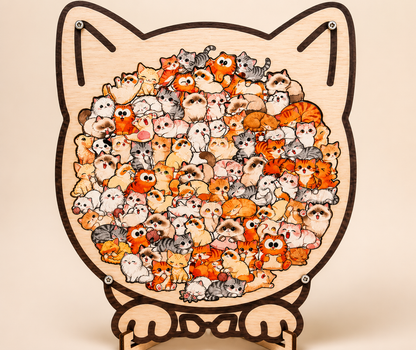 Purr Puzzle™ - Cute Puzzle Stress Reliever