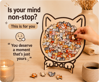 Purr Puzzle™ - Cute Puzzle Stress Reliever